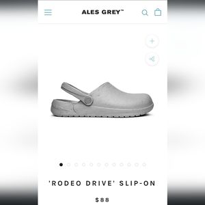 Ales grey Rodeo drive slip on